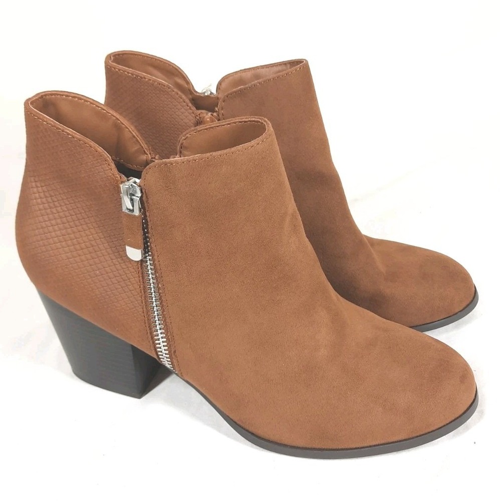 Style & Co Women's Rust Masrinaa Ankle Booties Shoe Size 9.5M